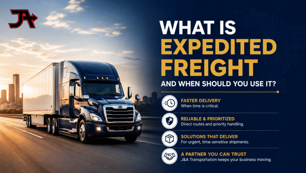What Is Expedited Freight and When Should You Use It?